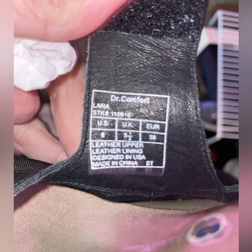 Dr. Comfort Women’s Lana Arch Support Non-Slip Sandals Black sz 8 - Picture 11 of 11